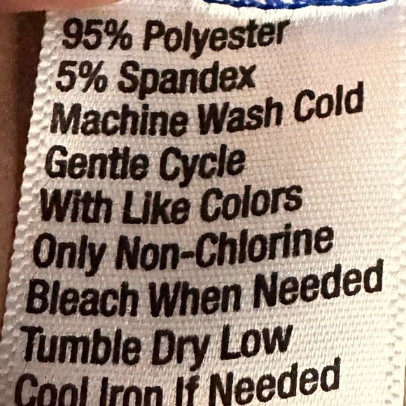 Blue & White Floral Long-Sleeve Jumpsuit – Size L - Picture 7 of 7